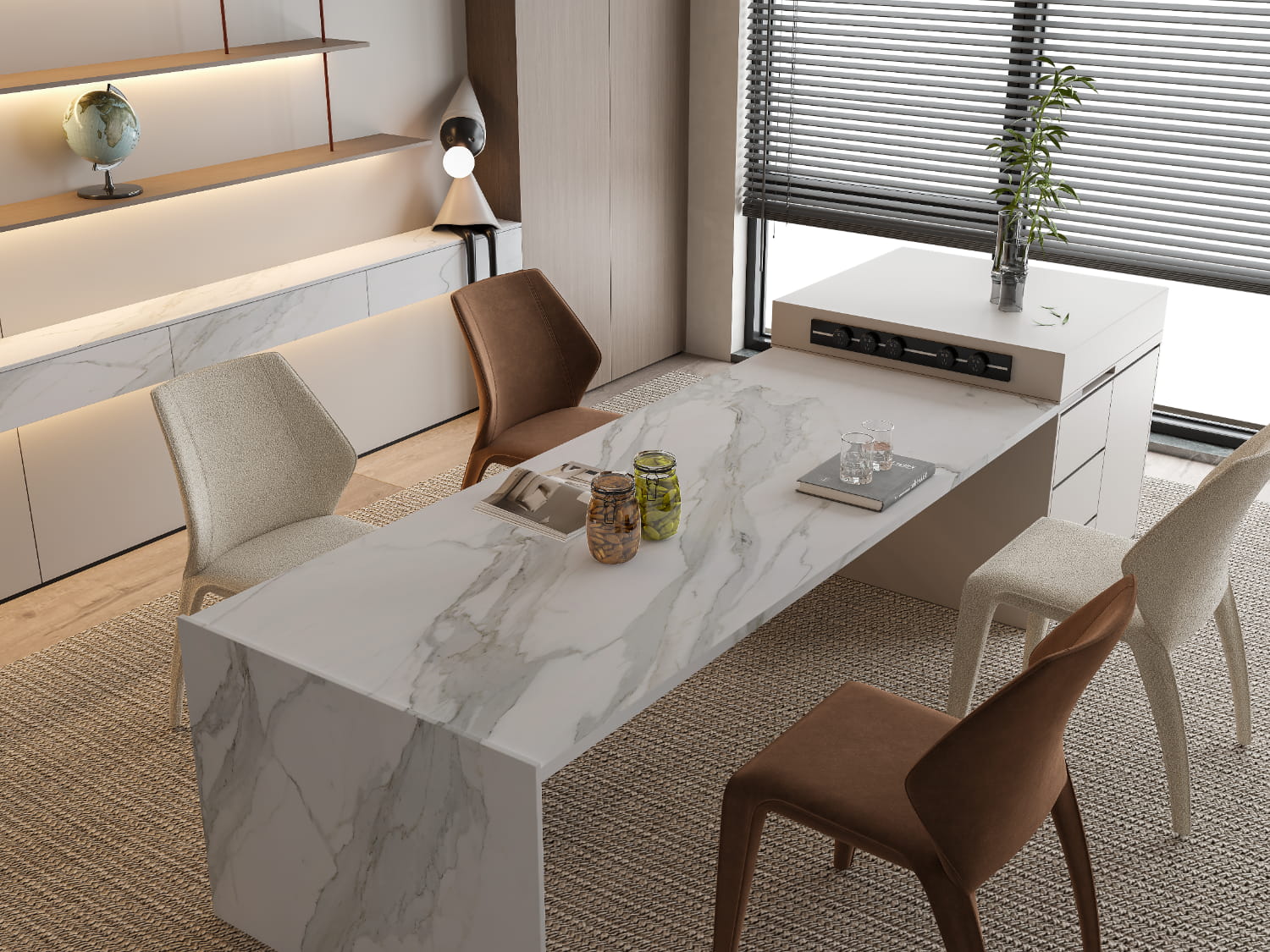 顶级雪花白效果图